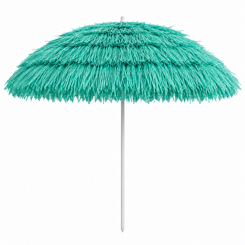 Linder Exclusiv Sonnenschirm, Strandschirm,UV-Schutz 30, Hawaii Türkis