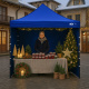 Aga Pavillon, Pop-up-Pavillon, Partyzelte, Faltpavillon  2x2m Blau