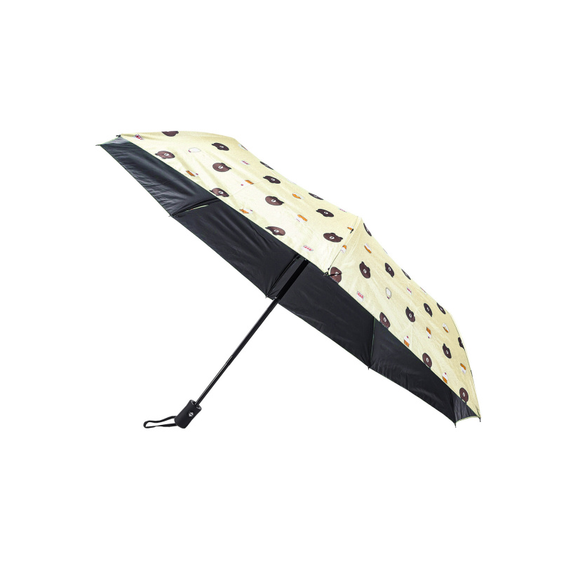 Aga Kinderschirm, Regenschirm, 95 cm Weiß, Klappschirm mit Automatik-Öffnung, Taschenschirm