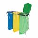 Aga Ständer für Müllsäcke 3x120 l Gelb, Blau, Grün
