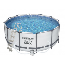 Bestway Steel Swimmingpool Pro Max mit Zubehör 3,66 x 1,22 m 56420