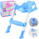 Kindertoilettensitz Trittstufen ZA4348 Weiss/Blau