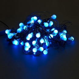 E10D2 LAMPKI CHOINKOWE BLUE 80LED 12M