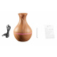 Aga Aroma Diffuser MRDI06 mit Led-Beleuchtung mit wechselnden 7  Farben, Luftbefeuchter, Raumbefeuchter Hellbraun