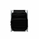 Aga Garten-Liegestuhl MR4254-Black mit Baldachin