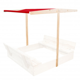 Aga Dach für Kindersandkasten 120x120 cm Rot Aga Dach für Kindersandkasten 120x120 cm Rot