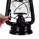 Kerosene Lamp Petroleumlampe Vintage-Öllampe Europäischen Stil Tragbare Outdoor Camping Lichter 24 cm Schwarz