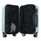Aga Travel Hartschalen-Koffer Rollkoffer Reisekoffer Gepäck ABS Material mit Code Schloss und 4 Rollen MR4663 Mint