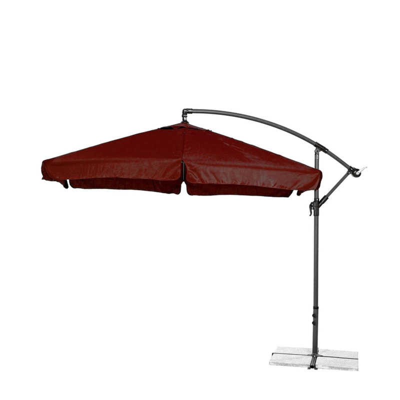 Aga Sonnenschirm, Gartenschirm EXCLUSIV GARDEN 300 cm Dunkelbraun