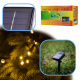 Aga Solar-Lichterkette 20 m 200 LED Warmweiß