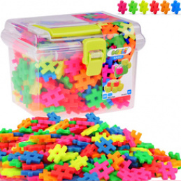 Klocki  WAFLE MEli Basic Neon Travel Box 250 50090 ZA5665 uniwersalny