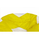 Aga Sitzsack Relaxationbag BALL XXXL Weiß - Gelb + Fußstütze