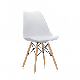 Aga Esszimmerstuhl MR2035W, Skandinavisch Design Küchenstühle Stuhl Weiß