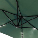 Aga LED Sonnenschirm 300 cm Dunkelblau