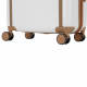 Aga Travel Kofferset 2 Teilig Hartschale - Koffer & Trolleys Set - Koffer Set 2 - Reisekoffer Set 2 Teilig - Hartschalenkoffer Set 2 Teilig - 2 Teiliges Trolley Set MR4670 Weiß