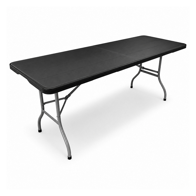 Aga Garten Klapptisch 180x74x74 cm Schwarz