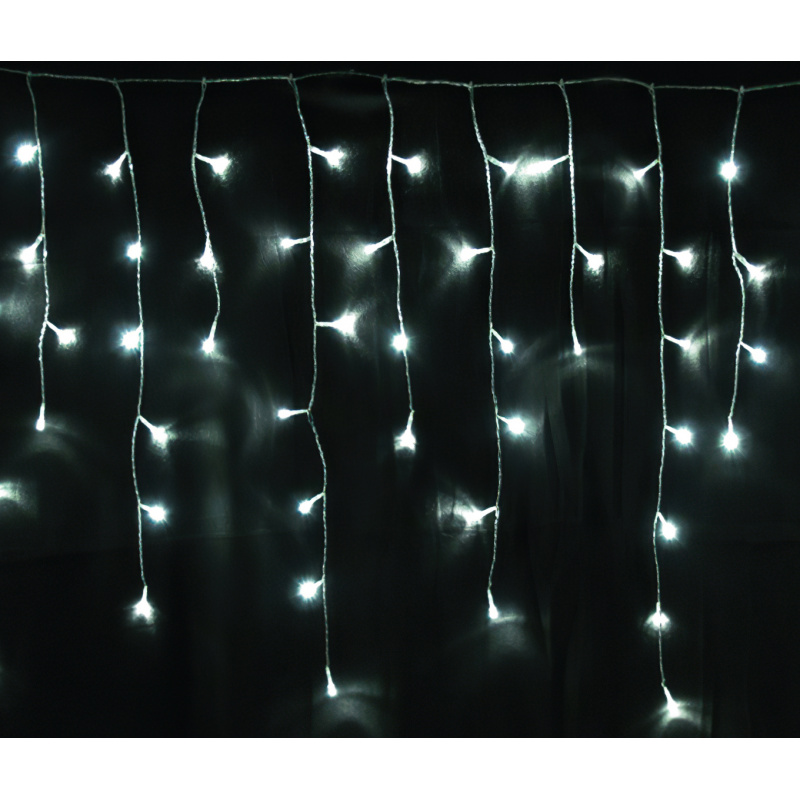 Linder Exclusiv Weihnachts-Regenlicht 120 LED Kaltweiß