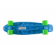 Darpeje Pennyboard Funbee Blau, 100kg Belastbar, Pennyboard, Longboard, Skateboard
