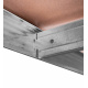 Aga Metallregal 180x90x40 cm 5 Böden Grau