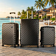 Aga Travel Reisekofferset, Kofferset  MR4672 Schwarzv, Hartschale,TSA, 4 Rollen, Reisekoffer, Koffer