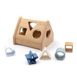 Sorter z silikonowymi kształtami niebieski 12m+ BAMBOOM uniwersalny