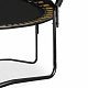 Aga SPORT EXCLUSIVE Trampolin 366 cm 12 ft Schwarz, Kindertrampolin, Gartentrampolin mit Sicherheitsnetz + Schutznetz + Leiter