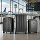 Aga Travel Gepäck-Sets Kofferset Hartschale Koffer Reisekoffer Set 3 teilig Hartschalenkoffer Rollkoffer Set mit TSA Schloss und 4 Rollen MR4669 Grey
