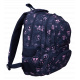 St.RIGHT Schulrucksack Emoji mit vier Kammer