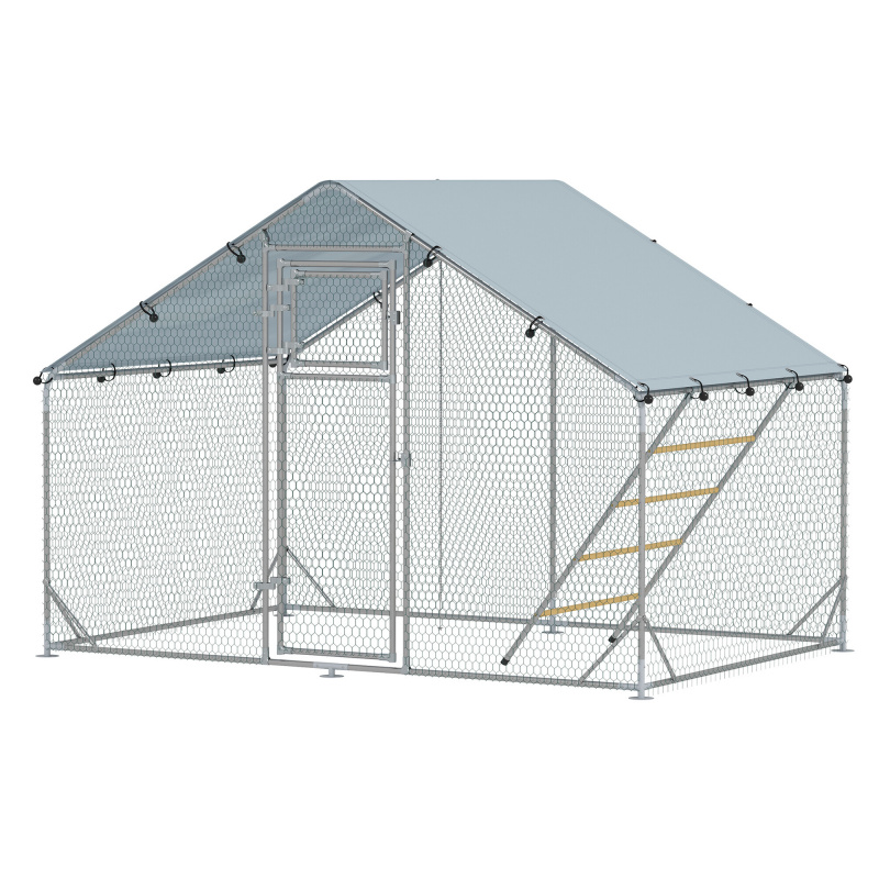 Aga Gehege mit Plane für Hühner 3x2x1,95 m