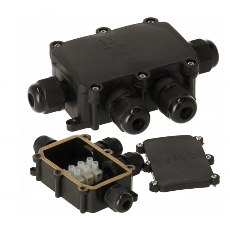 Elektrischer Kasten mit Stiften 4x IP68