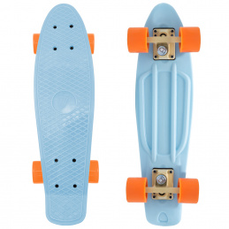 PENNYBOARD 7-ZNAČKOVÝ MODRÝ ORANŽOVÝ