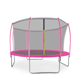 Aga SPORT FIT Trampolin 366 cm Rosa + inneres Schutznetz