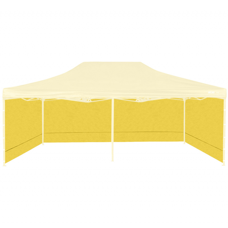 Aga-Seitenwand zum Verkaufsstand 3x6m Gelb