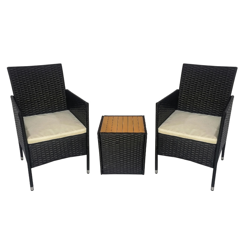Aga Rattangarnitur, Gartenmöbel-Set für Terrasse, Balkon Pattio