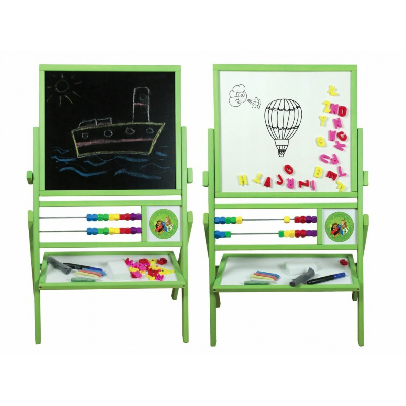 Aga4Kids Doppelseitige Kindertafel TZ Grün