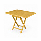 Linder Exclusiv Gartentisch aus Teakholz,Klappbarer T14C 110x70x75 cm