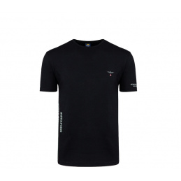 Aeronautica Militare T-shirt ROUND-NECK 3er-Pack X1394 Schwarz