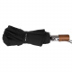 Klappschirm Malatec 105 cm, Holzgriff Schwarz