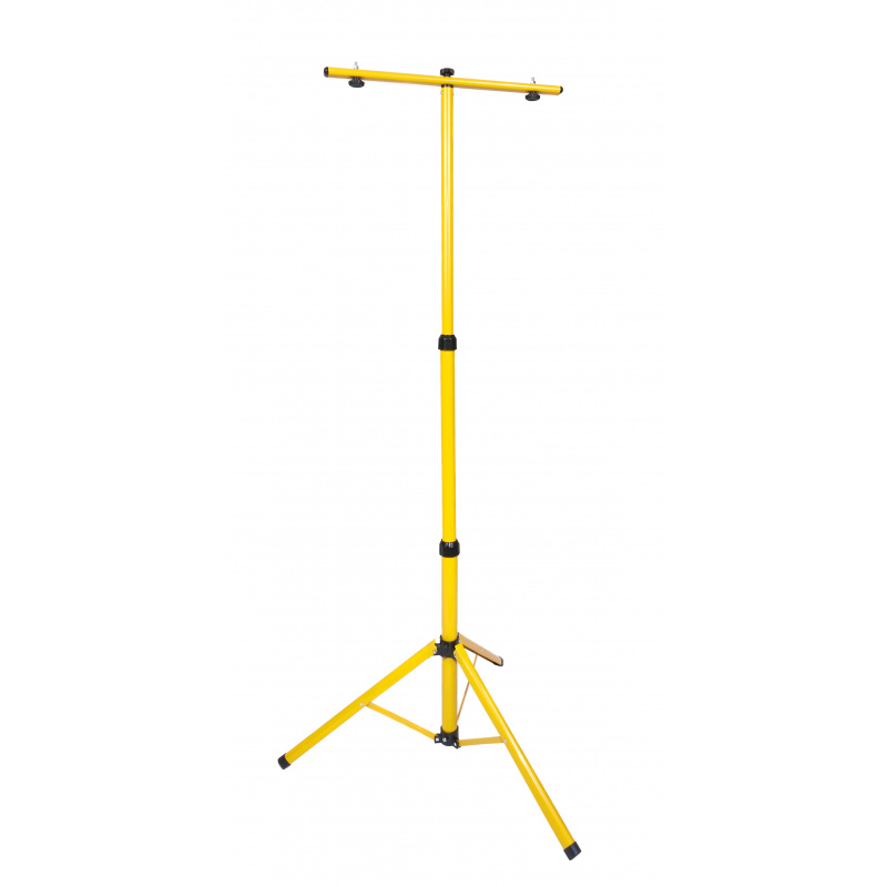 Doppelter Reflektorständer - Gelb 140cm