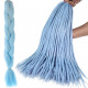 Haar Canel synthetische Zöpfe Ombre blau ISO