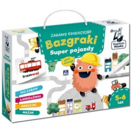 Kapitan Nauka Bazgraki Super pojazdy zabawy edukacyjne łamigłówki KS0883 uniwersalny