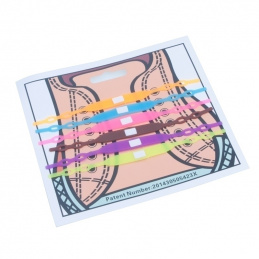 L79 SZNURÓWKI SILIKONOWE BEZ WIĄZANIA