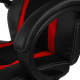Aga Spielstuhl, Bürostuhl,Drehbarer Spielstuhl, Schreibtischstuhl, Computer Stuhl Chefsessel MR2060 Schwarz - Rot