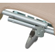 Aga Garten-Liegestuhl MR4254-Beige mit Baldachin