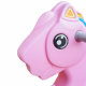 Aga4Kids Kunststoff-Schaukelpferd DS3801 Rosa