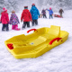 Aga Kinder Schlitten  DS498 Gelb, Hochwertige Kinderschlitten aus Kunststoff, stabile und schöne Schlitten für Kinder
