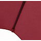 Linder Exclusiv Sonnenschirm, Gartenschirm Ø 400 cm,mit Kurbelmechanismus, Burgund