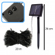 Aga Solar-Lichterkette 20 m 200 LED Warmweiß