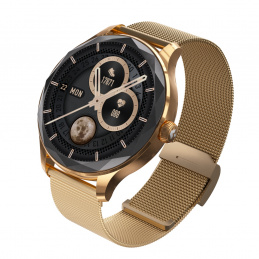 Garett Viva Gold Smartwatch mit Stahlarmband