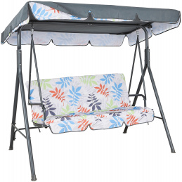 Aga-Gartenschaukel MAJKA Blume Weiß